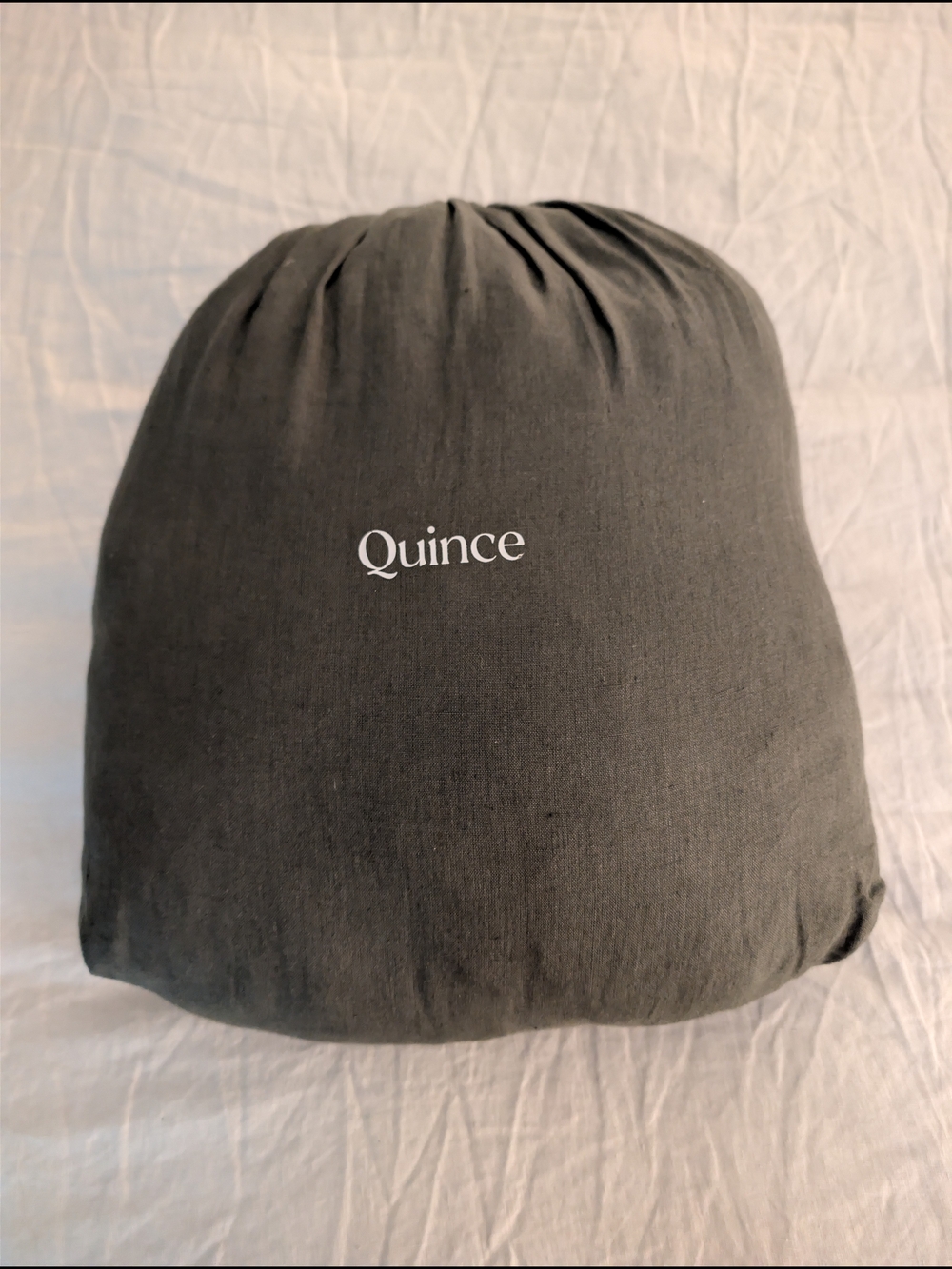 Quince 100% European Linen Sheet Set King Pine Green NEW